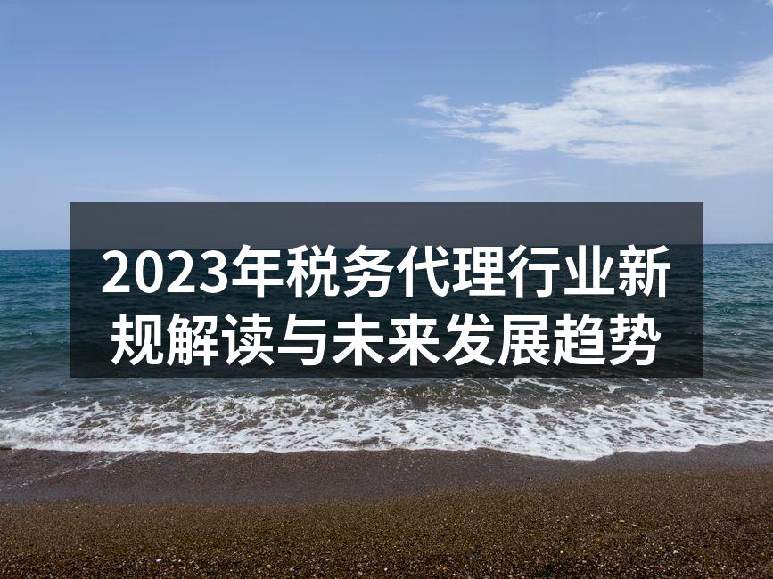 税务代理服务流程示意图